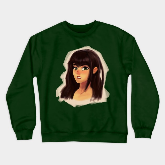 brunette Crewneck Sweatshirt by Bertoni_Lee